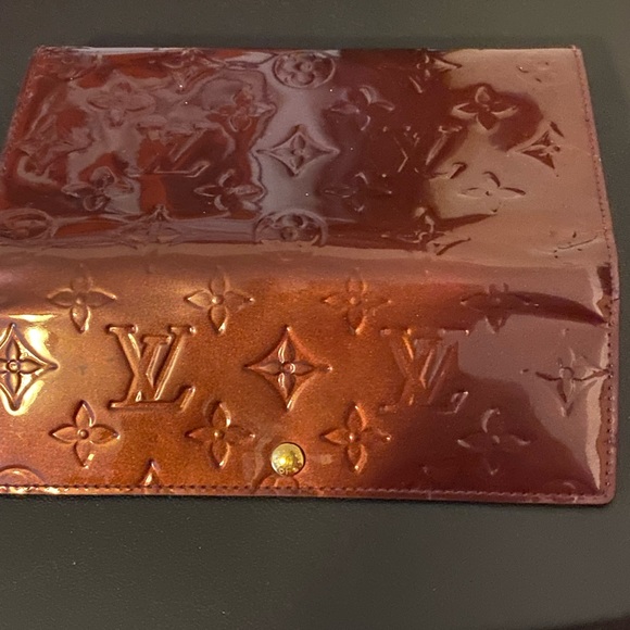 Louis Vuitton reddish brown wallet - Picture 8 of 9